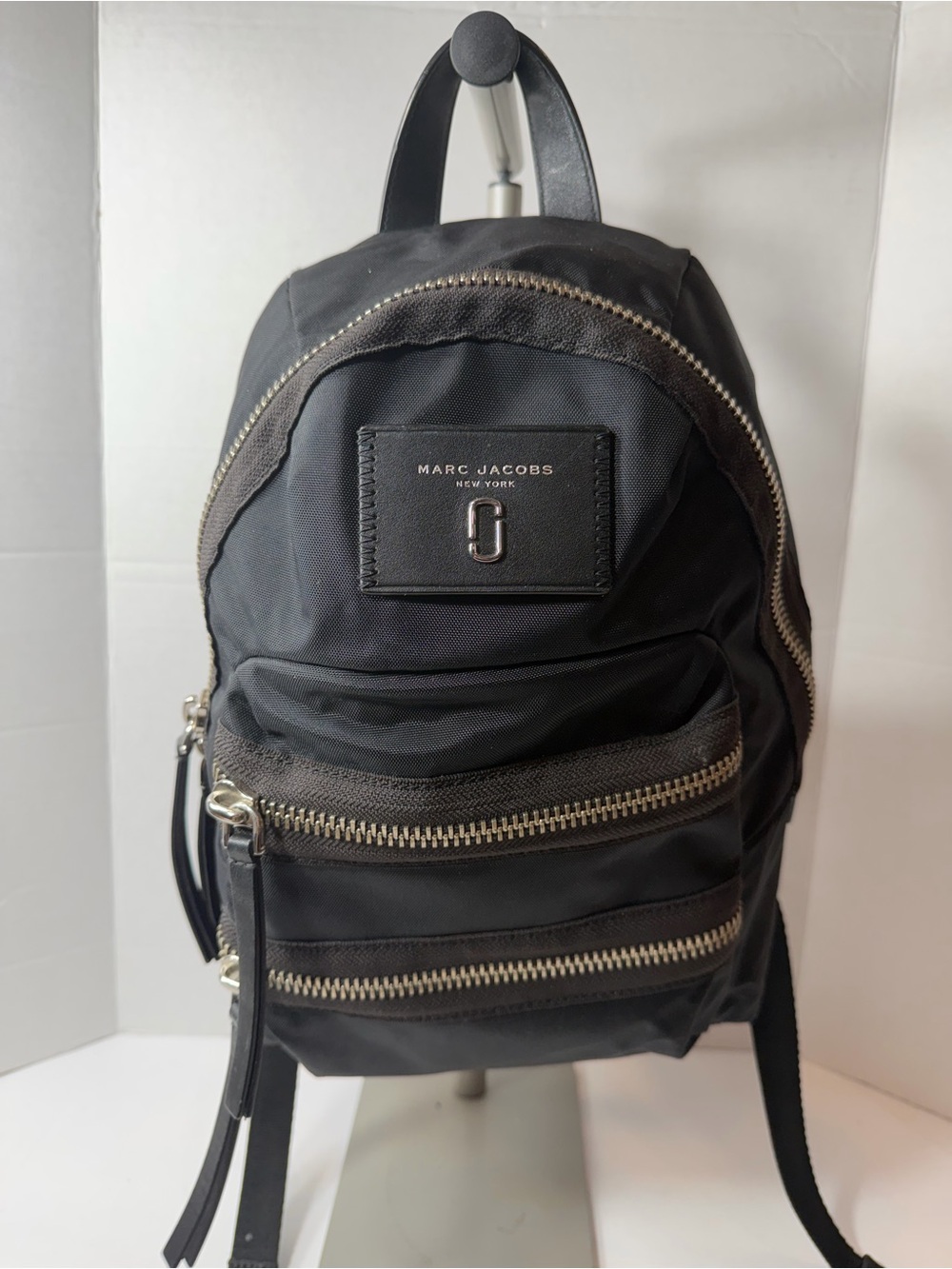 Marc Jacobs Black Nylon Mini Backpack good condition